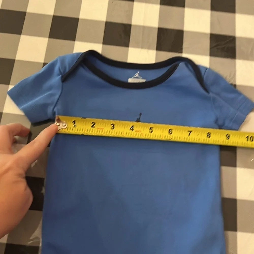Jordan Jumpman Baby Onesie Bodysuit Blue Size 3-6 months Michael Jordan